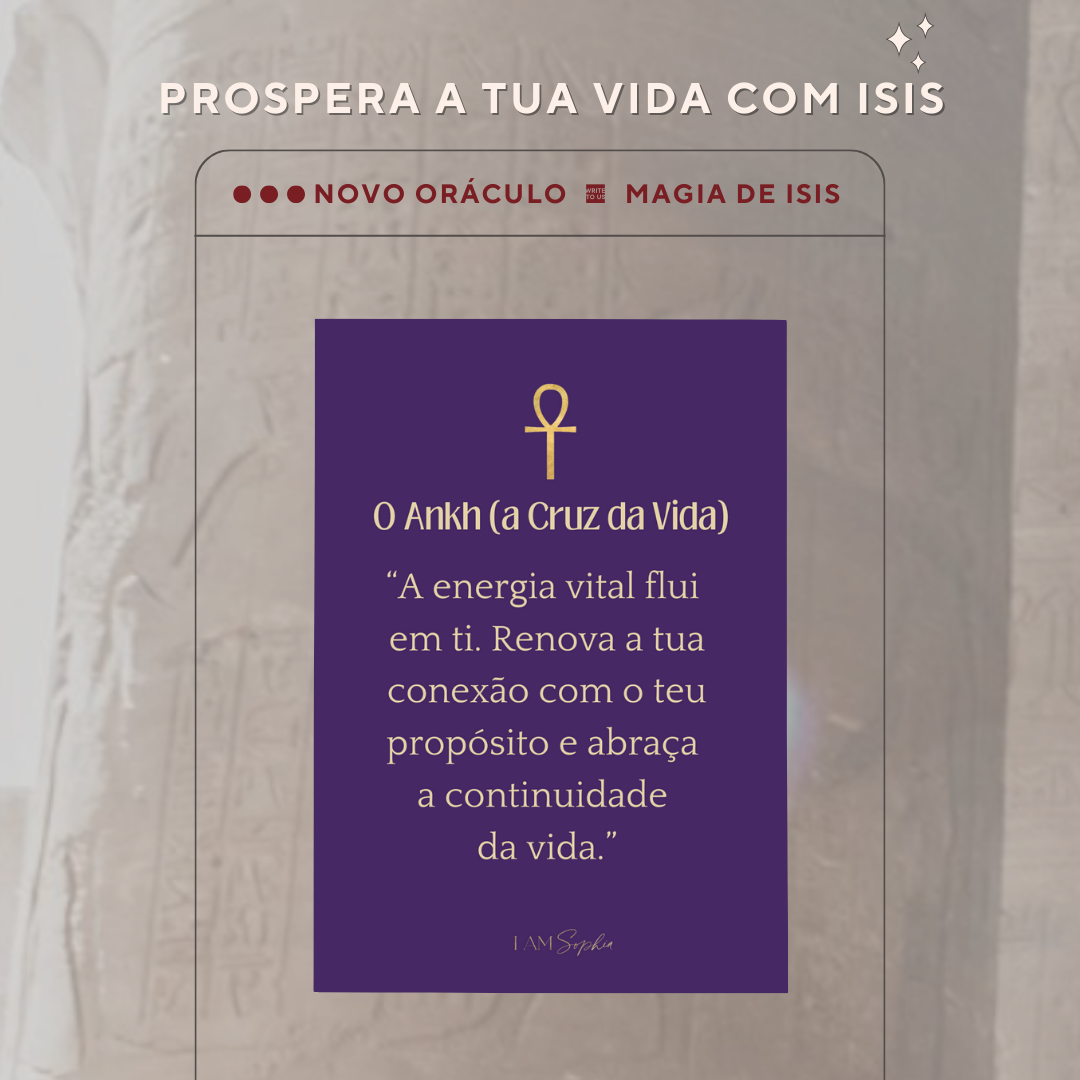 PRÉ VENDA 𓆃 Oráculo de 44 cartas  "A MAGIA DE ÍSIS"𓄂𓆃 Oferta de entrada no WORKSHOP `Como trabalhar com Isis`