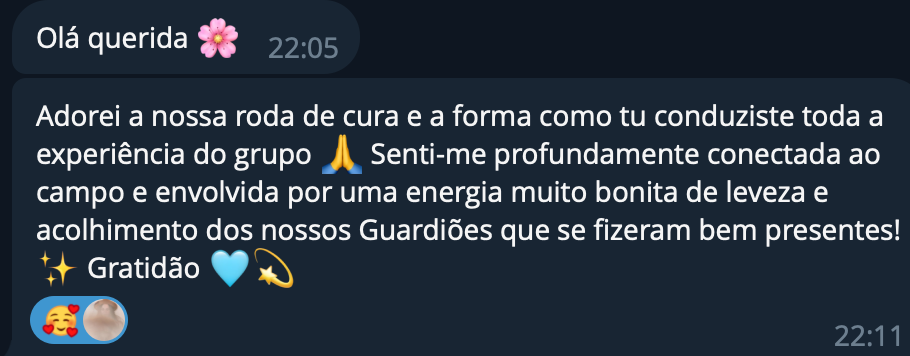 RODA DE CURA MENSAL | Campo de Cura e Regeneração | Online Dia 24 de Outubro | 16h