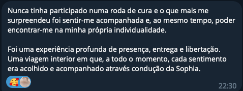 RODA DE CURA MENSAL | Campo de Cura e Regeneração | Online Dia 24 de Outubro | 16h