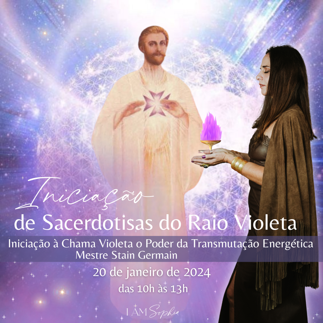 ✨Iniciação de Sacerdotisas do RAIO VIOLETA de Transmutação Energética💜