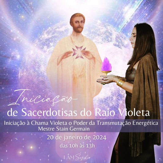 ✨Iniciação de Sacerdotisas do RAIO VIOLETA de Transmutação Energética💜